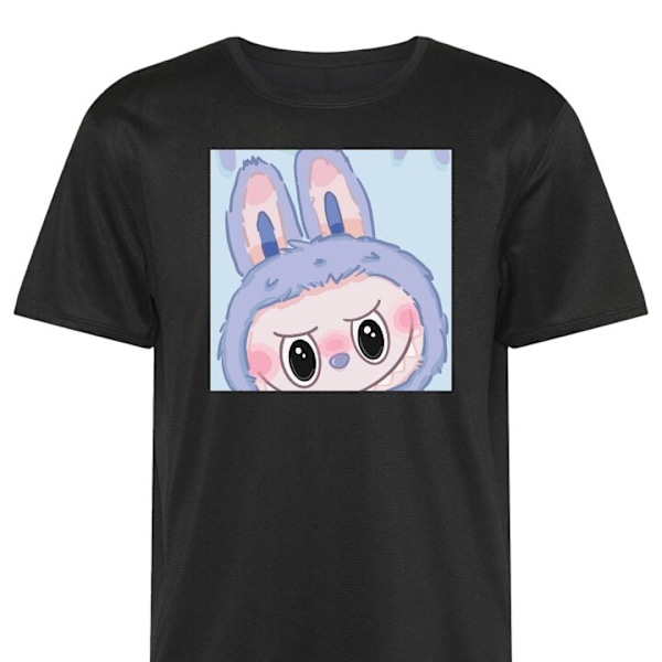 Treeni T-paita | Urheilu T-paita Aikuisille Blue Bunny Labubu XX-Large
