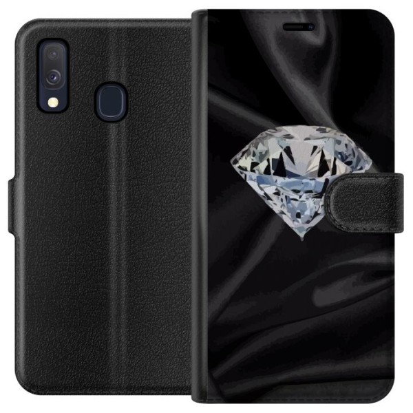 Samsung Galaxy A40 Plånboksfodral Silke Diamant