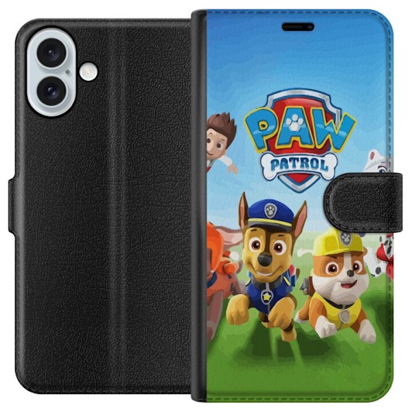 Apple iPhone 16 Plus Lompakkokotelo PAW Patrol