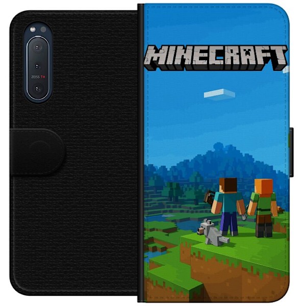 Sony Xperia 5 II Tegnebogsetui Minecraft Key Art