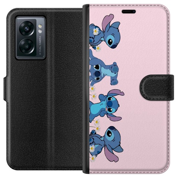OnePlus Nord N300 Plånboksfodral Stitch Skratt & Bus – Perf