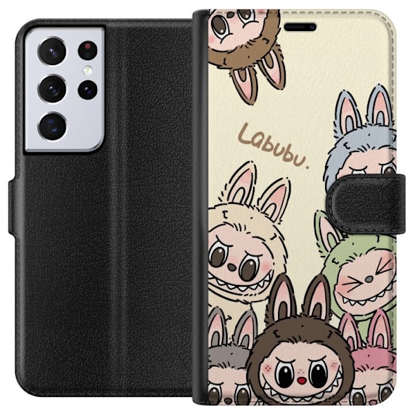 Samsung Galaxy S21 Ultra 5G Plånboksfodral Labubu Pastel Collection