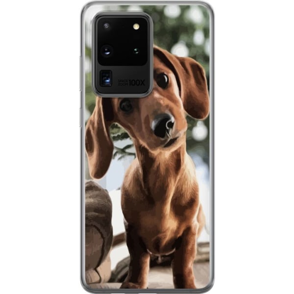 Samsung Galaxy S20 Ultra Gennemsigtig cover Ung Hund