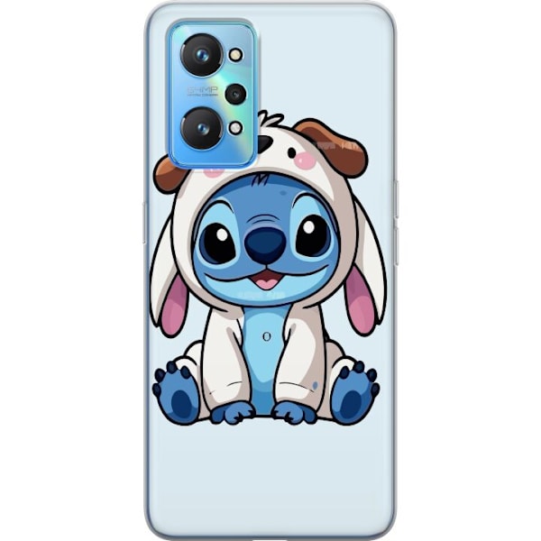 Realme GT Neo2 Läpinäkyvä kuori Stitch Koirapuku Lilo & Stitch Disney Hauska Design Sininen Avaruusolento Sarjakuva Hahmo Suosittu Lapsille Suositt