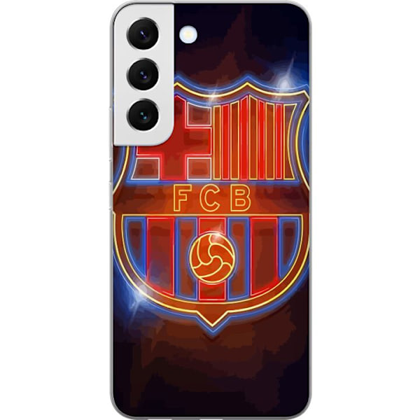 Samsung Galaxy S22+ 5G Gennemsigtig cover FC Barcelona