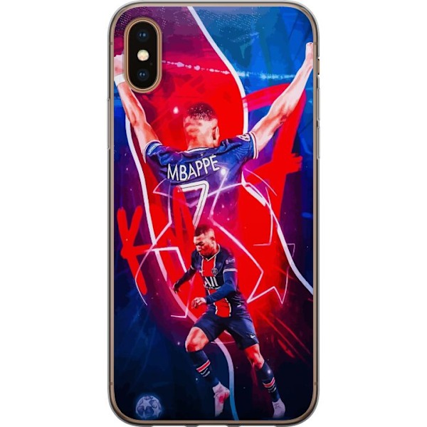 Apple iPhone XS Gennemsigtig cover Kylian Mbappé