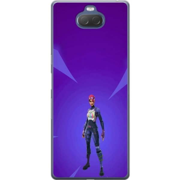 Sony Xperia 10 Gennemsigtig cover Fortnite - Brite Bomber