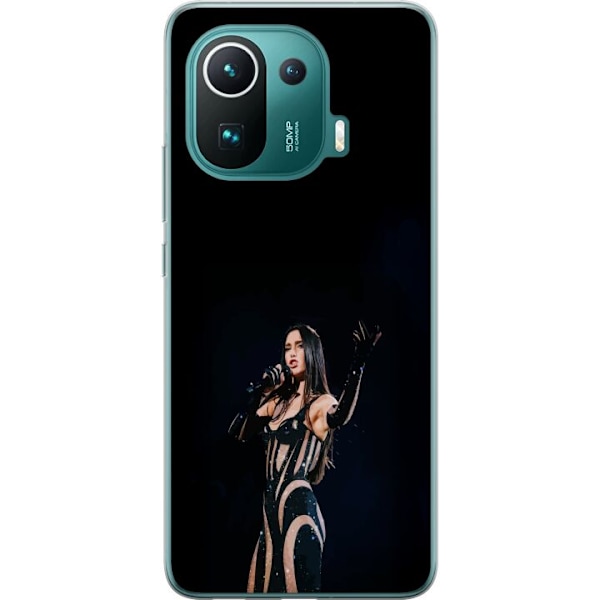Xiaomi Mi 11 Pro Genomskinligt Skal Dua Lipa – Pop Star Aesthetic