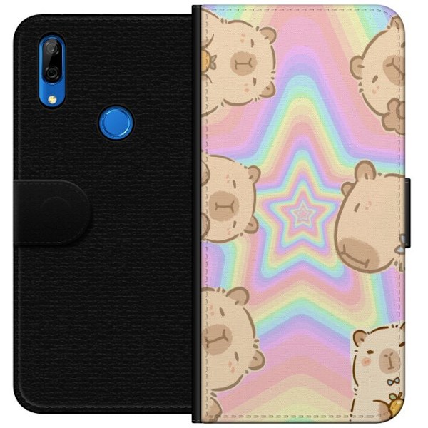 Huawei P Smart Z Lommeboketui Kawaii Capybara Galaxy Søt Anim