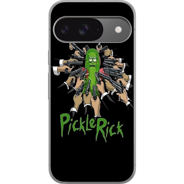 Google Pixel 9 Pro Läpinäkyvä kuori Pickle Rick