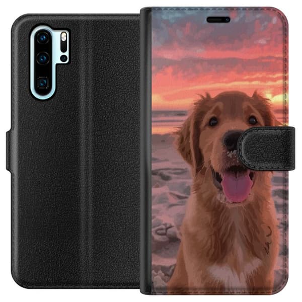 Kompatibelt Lommeboketui til Huawei P30 Pro Hund