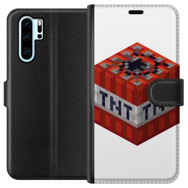 Huawei P30 Pro Tegnebogsetui Minecraft TNT