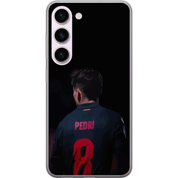 Samsung Galaxy S23 Gennemsigtig cover Pedri FC Barcelona Fodbo