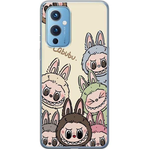 OnePlus 9 Gennemsigtig cover Labubu Pastel Collection
