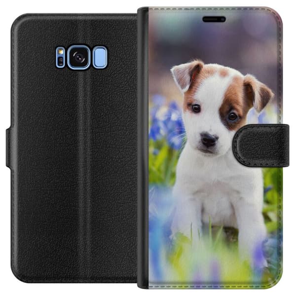 Kompatibelt Plånboksfodral till Samsung Galaxy S8 Hund