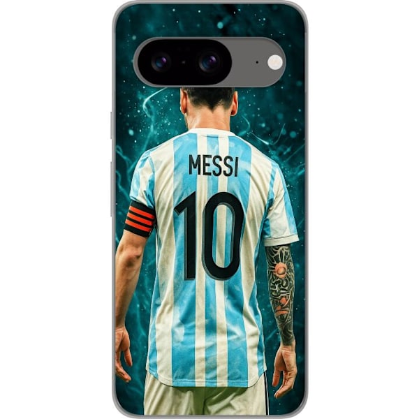 Google Pixel 8 Genomskinligt Skal Messi