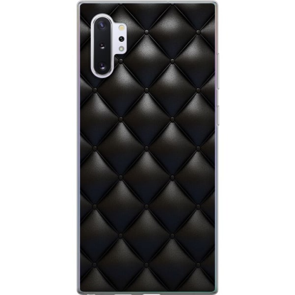 Samsung Galaxy Note10+ Skal / Mobilskal - Leather Black