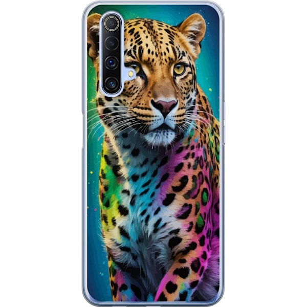 Realme X50 5G Läpinäkyvä kuori Leopard