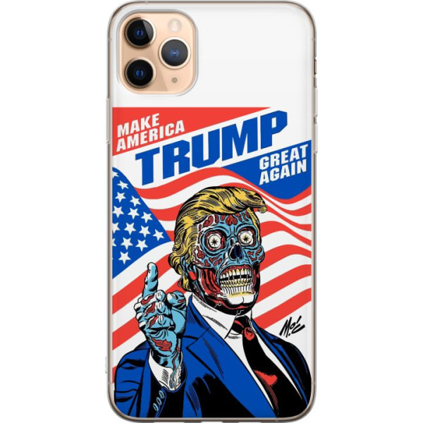 Apple iPhone 11 Pro Max Gennemsigtig cover  Trump