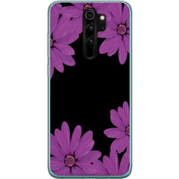 Xiaomi Redmi Note 8 Pro  Genomskinligt Skal Blomsterverk