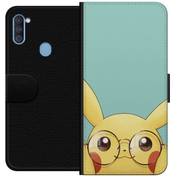 Samsung Galaxy A11 Lompakkokotelo Pikachu lasit