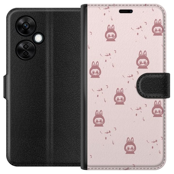 OnePlus Nord CE3 Lommeboketui Labubu Neon Pop - Neonfarget pop