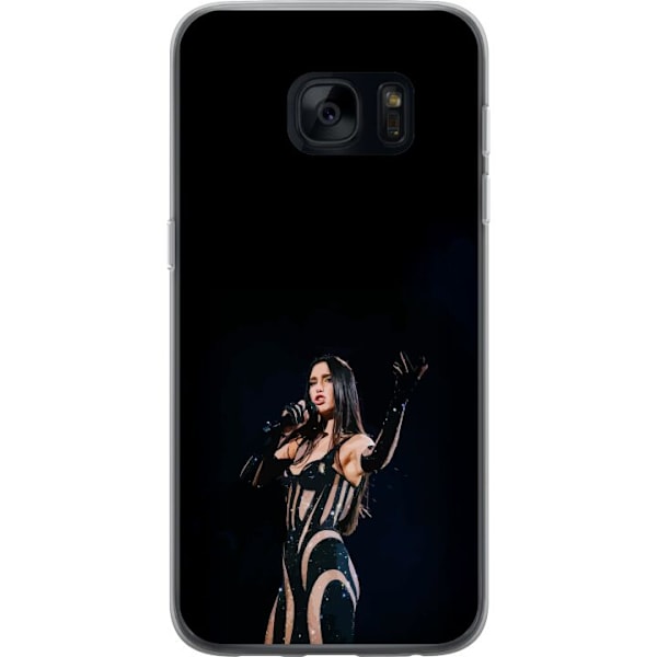 Samsung Galaxy S7 Gjennomsiktig deksel Dua Lipa – Pop Star A