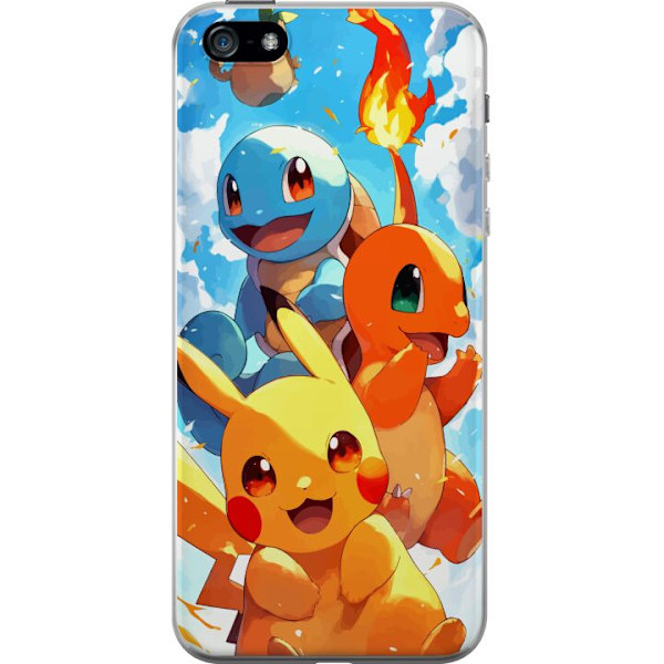 Apple iPhone 5 Läpinäkyvä kuori Pocket Creatures - innoitta