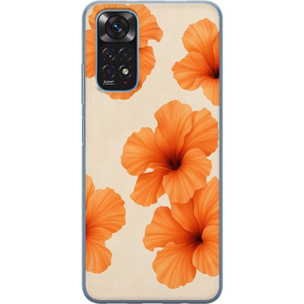 Xiaomi Redmi Note 11S Läpinäkyvä kuori Papaya Punch