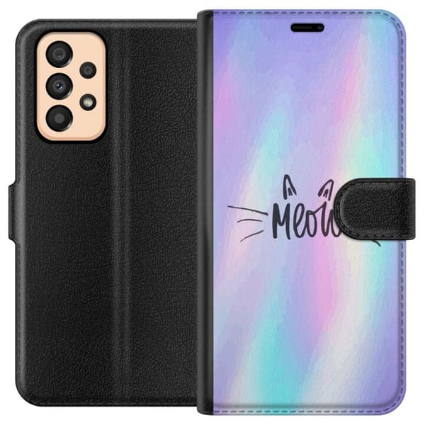 Kompatibelt Plånboksfodral till Samsung Galaxy A33 5G Meow