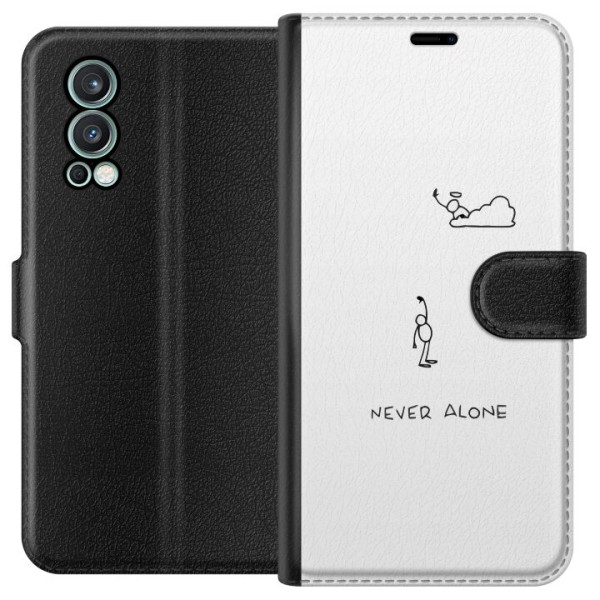 OnePlus Nord 2 5G Lompakkokotelo Ei koskaan yksin