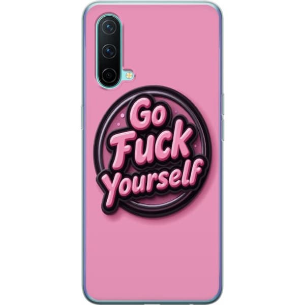Kompatibelt Mobildeksel til OnePlus Nord CE 5G Rosa 3D textposter
