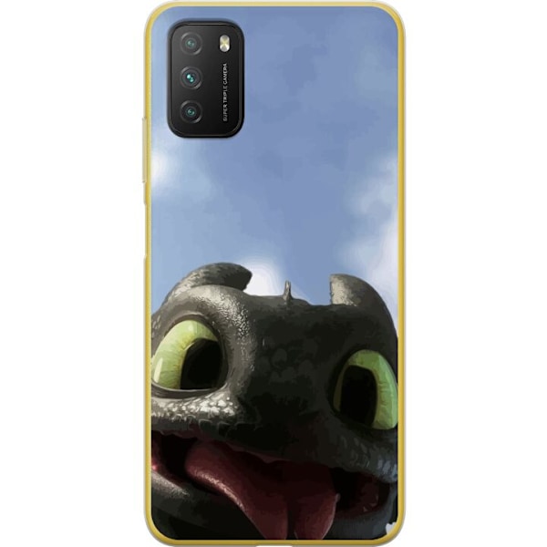 Xiaomi Poco M3  Genomskinligt Skal How to Train Your Dragon (Draktränaren)