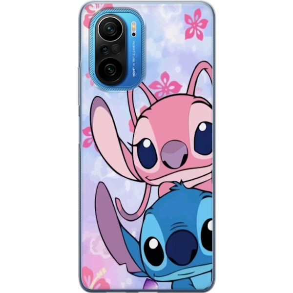 Xiaomi Poco F3 Läpinäkyvä kuori Stitch & Angel