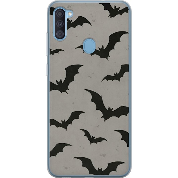 Samsung Galaxy A11 Läpinäkyvä kuori Flutterprint