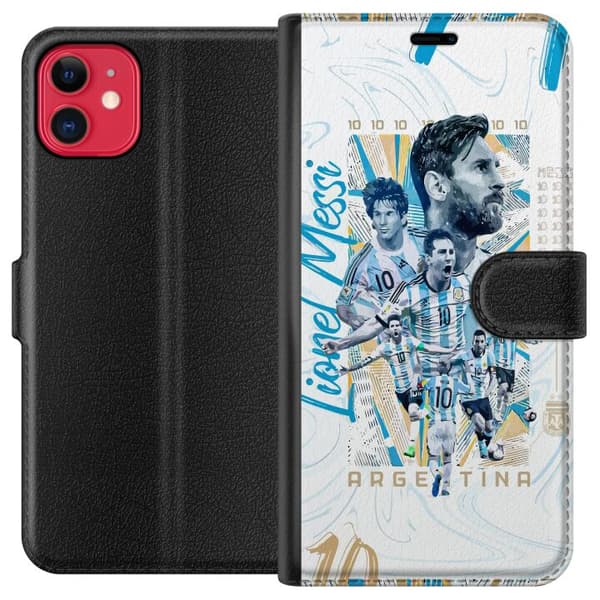 Kompatibel Tegnebogsetui til Apple iPhone 11 Lionel Messi