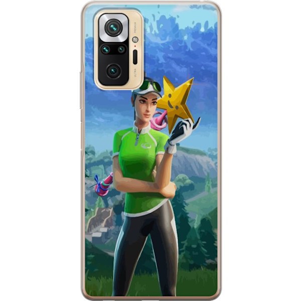 Xiaomi Redmi Note 10 Pro Läpinäkyvä kuori Fortnite