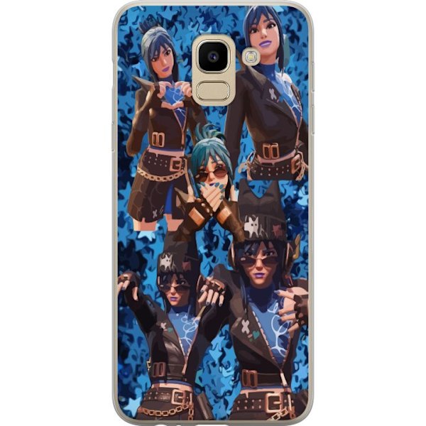 Samsung Galaxy J6 Gennemsigtig cover Fortnite