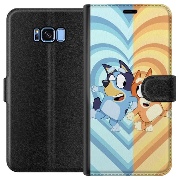 Kompatibelt Lommeboketui til Samsung Galaxy S8 Bluey