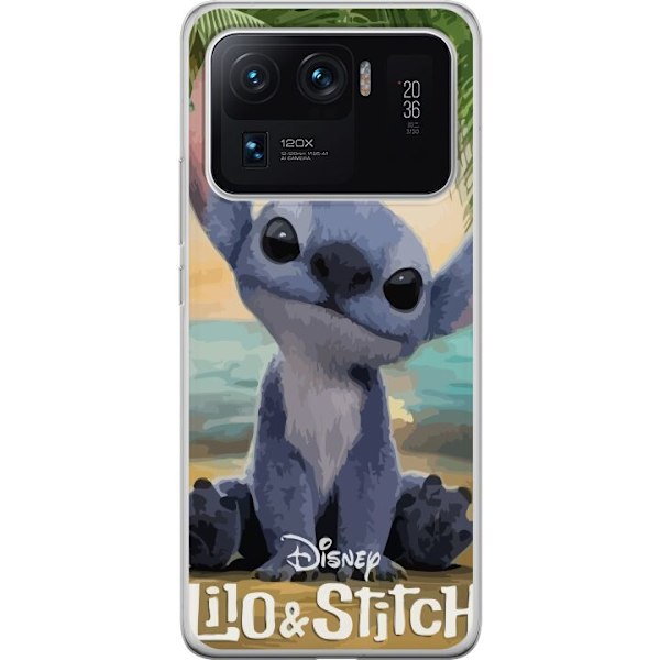 Xiaomi Mi 11 Ultra Genomskinligt Skal Stitch Kärleksfull – Med Hjärtan & Kawaii-känsla
