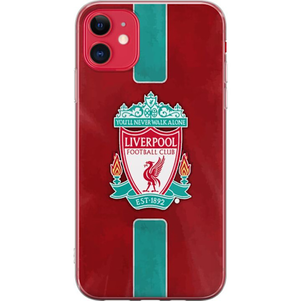 Apple iPhone 11 Genomskinligt Skal Liverpool FC – Klassisk Fotbollsstolthet i Rött