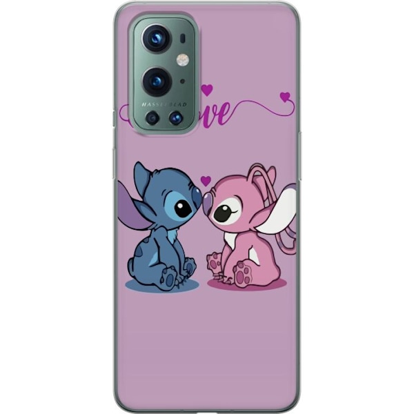 OnePlus 9 Pro Läpinäkyvä kuori Lilo & Stitch – Angel Edit