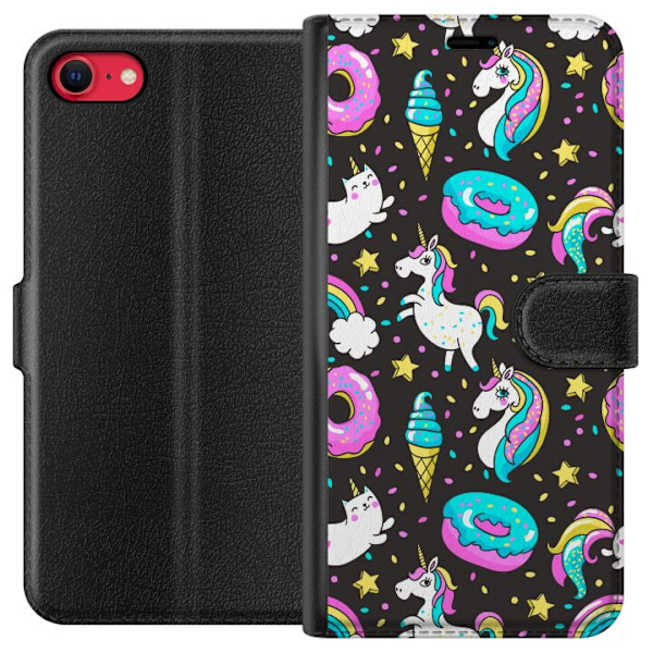 Apple iPhone 8 Plånboksfodral Unicorn
