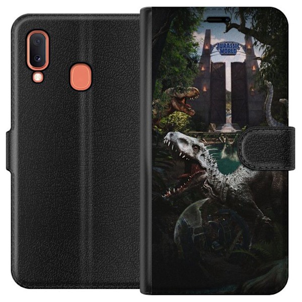 Samsung Galaxy A20e Tegnebogsetui Jurassic World Dominion