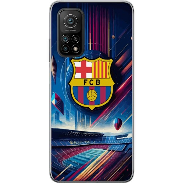 Xiaomi Mi 10T Pro 5G Genomskinligt Skal FC Barcelona