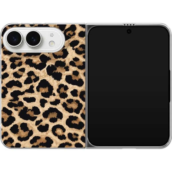 Kompatibelt Mobildeksel til Apple iPhone Duo Brune leopardflekker brun
