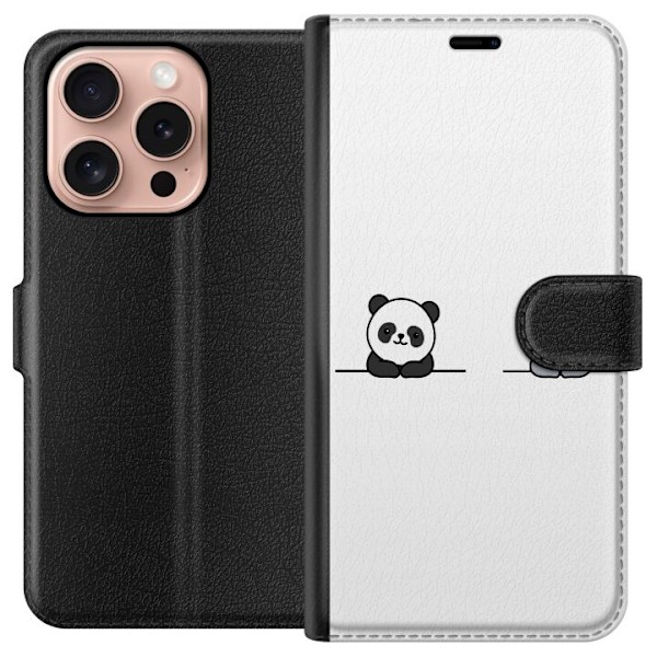 Apple iPhone 16 Pro Lommeboketui Panda Koala