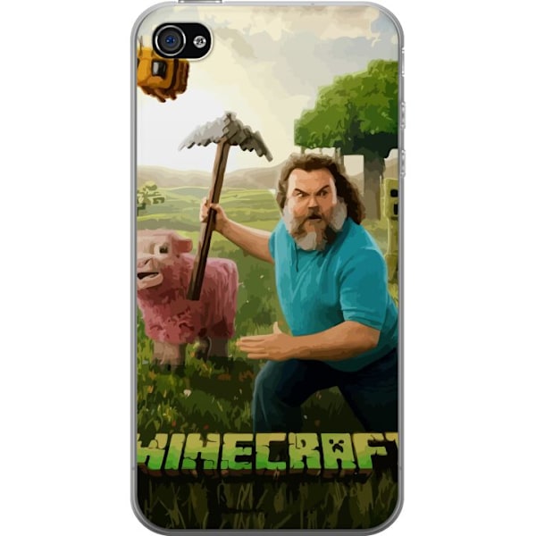 Apple iPhone 4 Läpinäkyvä kuori A Minecraft Movie