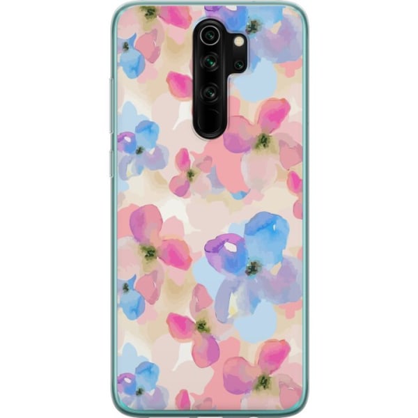 Xiaomi Redmi Note 8 Pro  Gennemsigtig cover Blomsterlykke