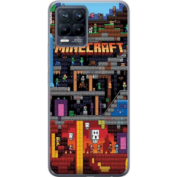 Kompatibelt Mobilskal till Realme 8 Minecraft